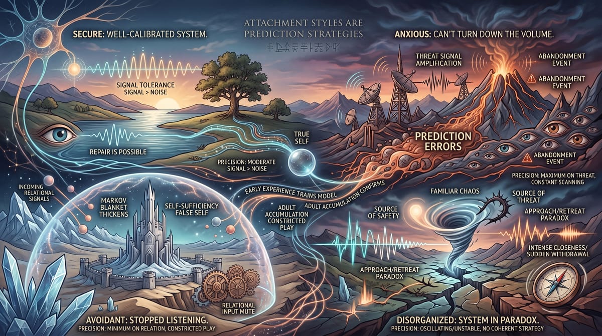 Attachment Styles Are Prediction Strategies