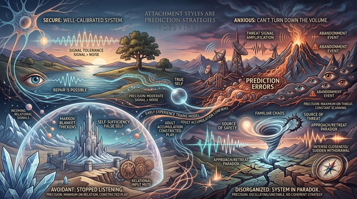 Attachment Styles Are Prediction Strategies